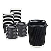 Lids & Cups Bundle – (1000 Cups + 1000 Lids) x 8oz Takeaway Set