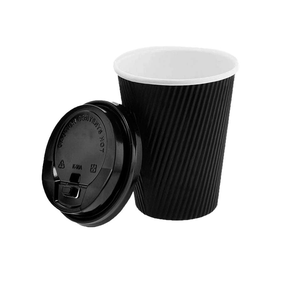 Lids & Cups Bundle – (1000 Cups + 1000 Lids) x 8oz Takeaway Set