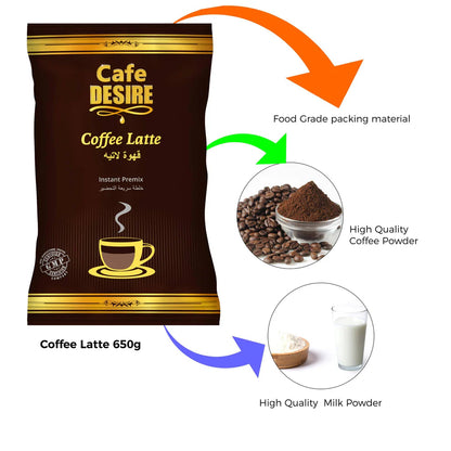 Coffee latte Premix - No Added Sugar | 650g