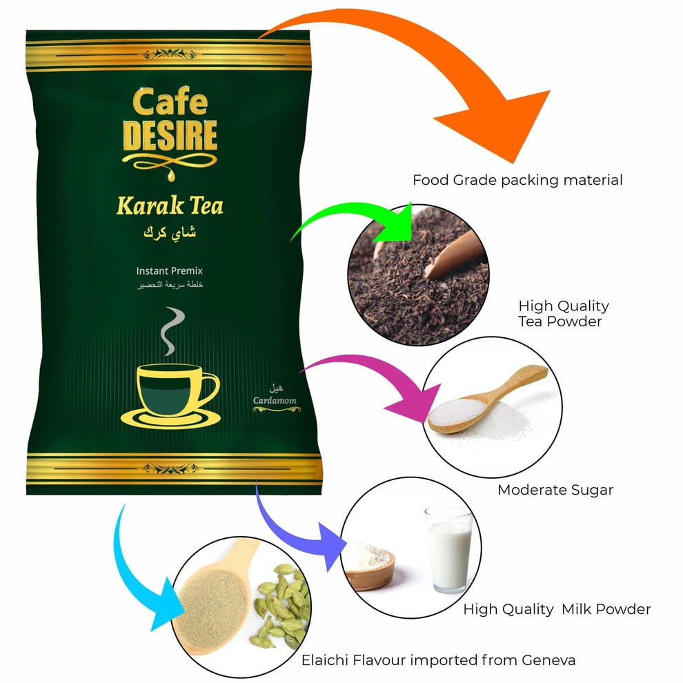 Karak Cardamom Tea Premix | 1Kg